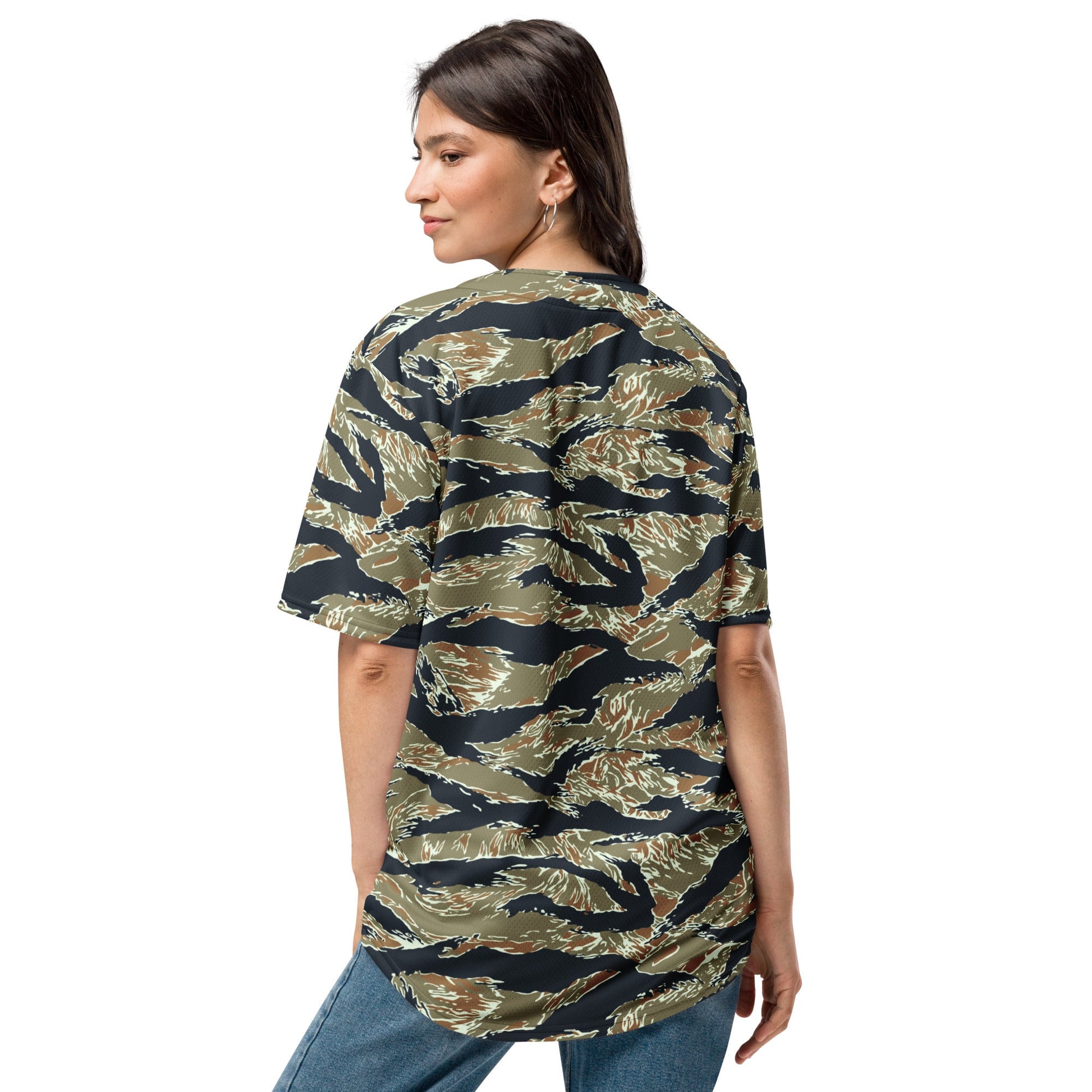 Philippine Tiger Stripe Special Forces Distinctive Uniform (SDFU) CAMO baseball jersey - Baseball Jerseys