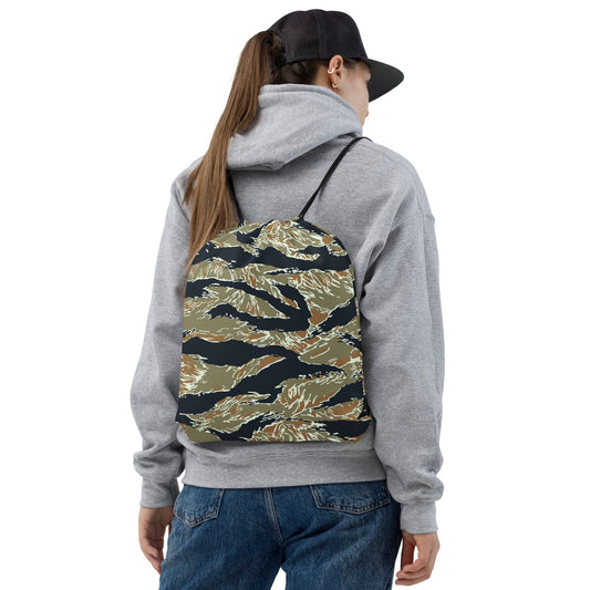 Philippine Tiger Stripe Special Forces Distinctive Uniform (SDFU) CAMO Drawstring Bag - Bags