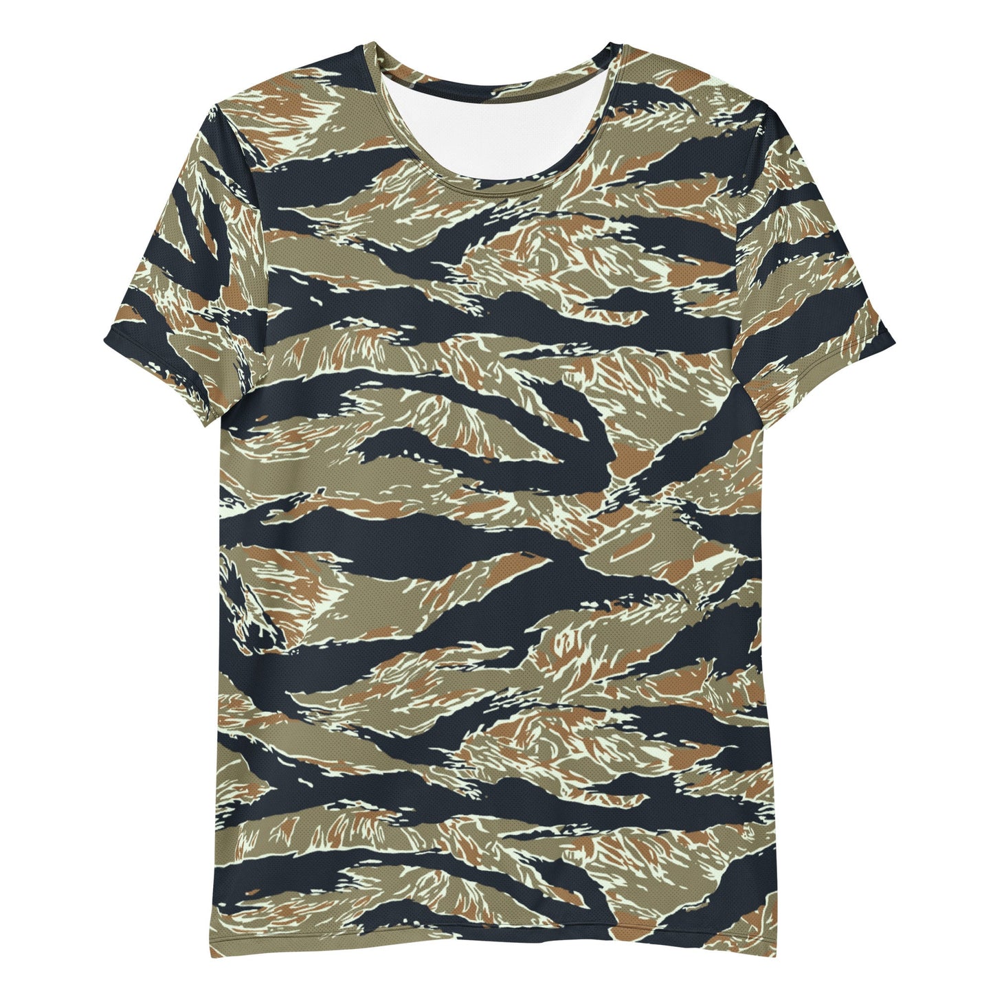 Philippine Tiger Stripe Special Forces Distinctive Uniform (SDFU) CAMO Mens athletic t-shirt - Athletic T-Shirts