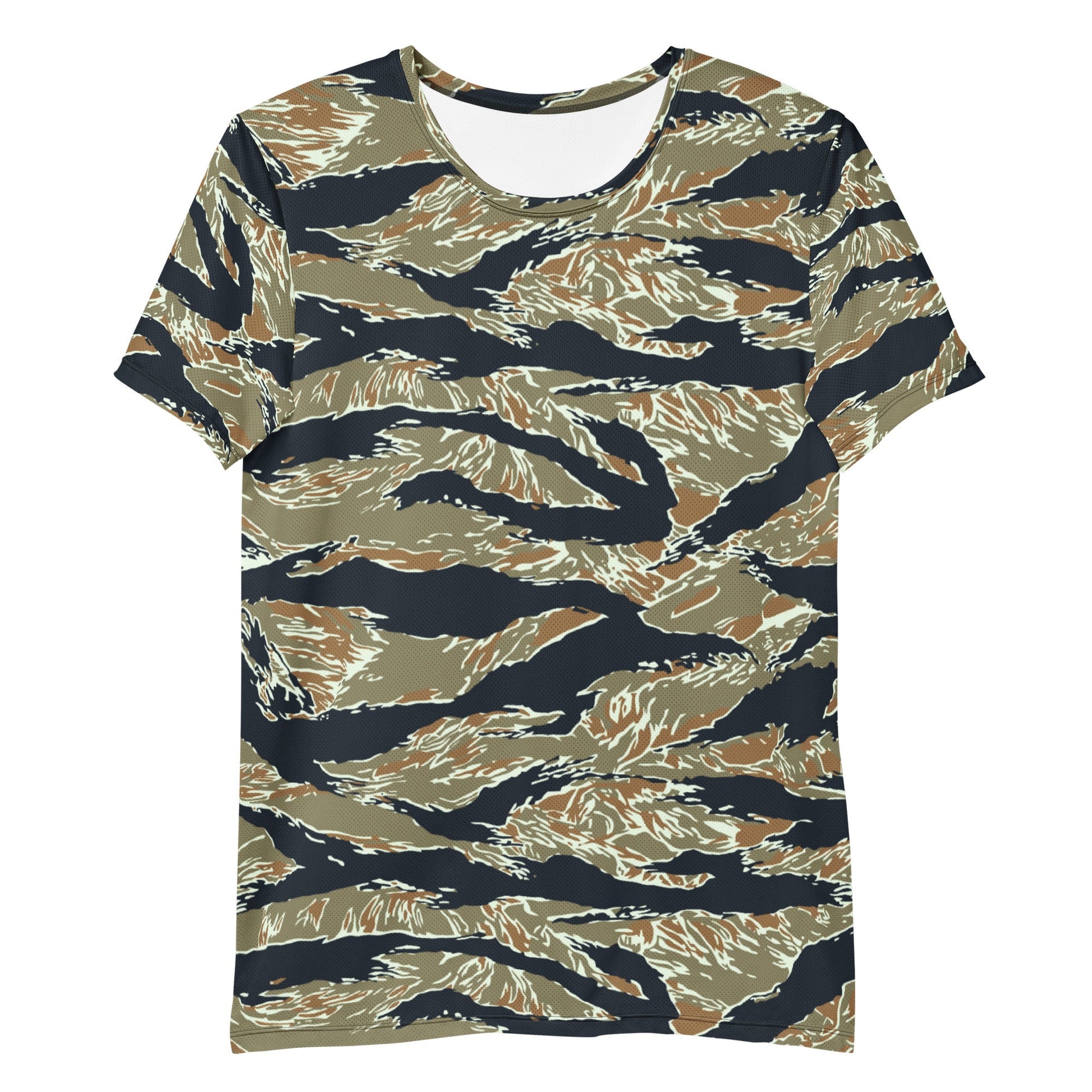 Philippine Tiger Stripe Special Forces Distinctive Uniform (SDFU) CAMO Mens athletic t-shirt - Athletic T-Shirts