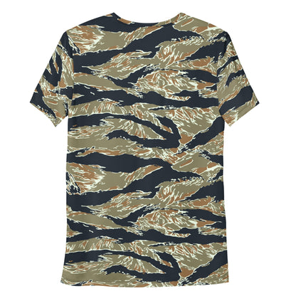 Philippine Tiger Stripe Special Forces Distinctive Uniform (SDFU) CAMO Mens athletic t-shirt - Athletic T-Shirts