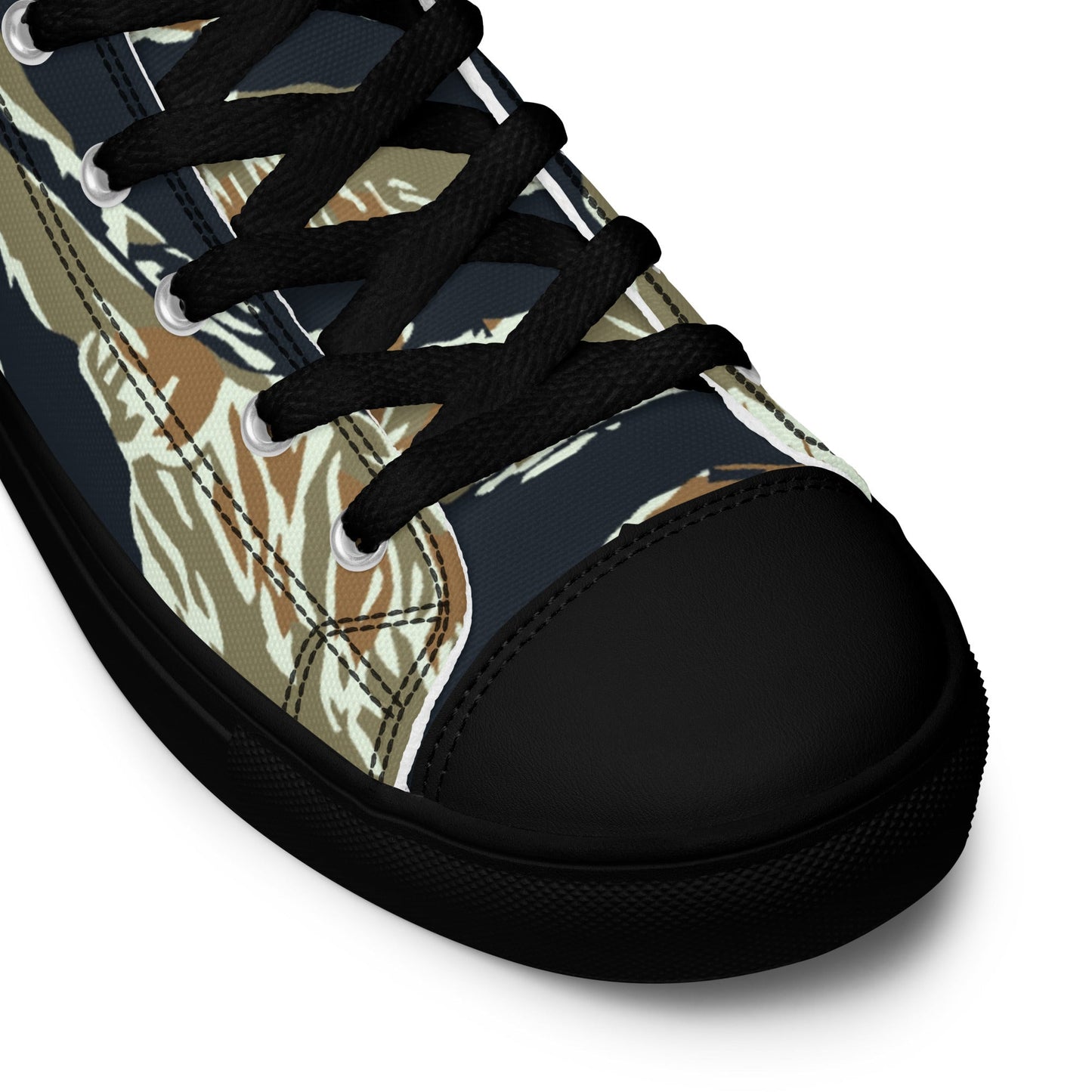 Philippine Tiger Stripe Special Forces Distinctive Uniform (SDFU) CAMO Mens High-Top Canvas Shoes