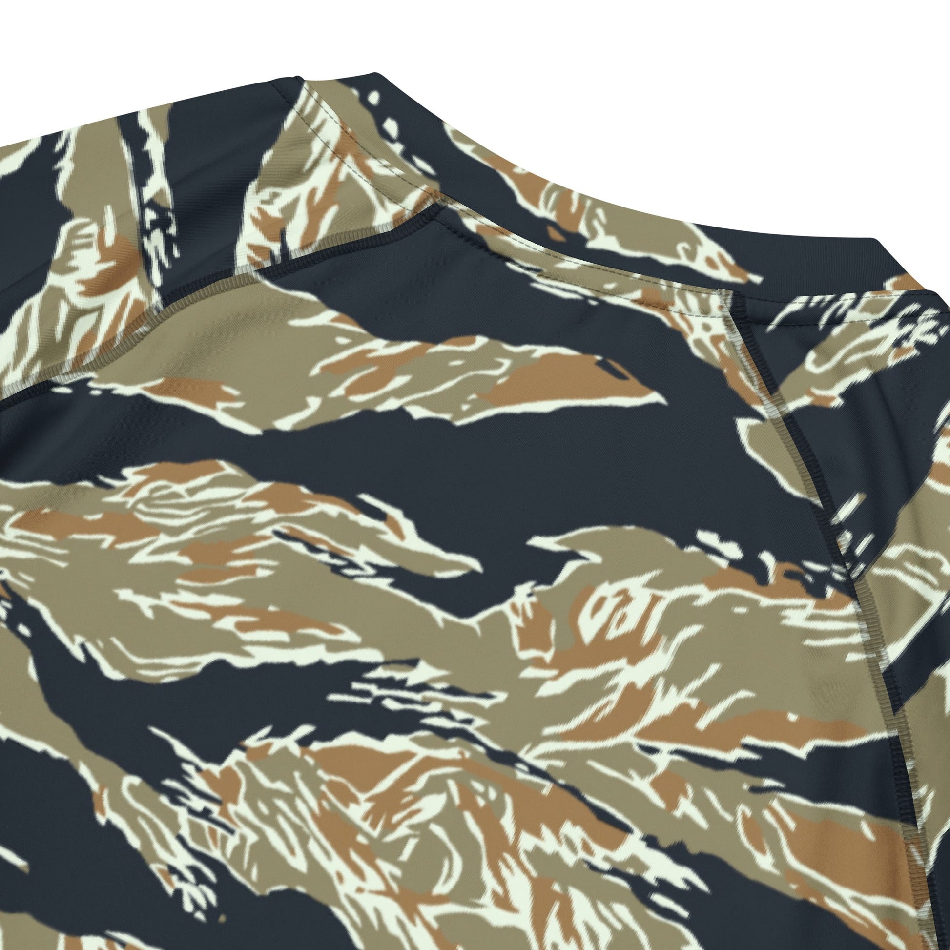 Philippine Tiger Stripe Special Forces Distinctive Uniform (SDFU) CAMO Mens Short-Sleeve Rash Guard