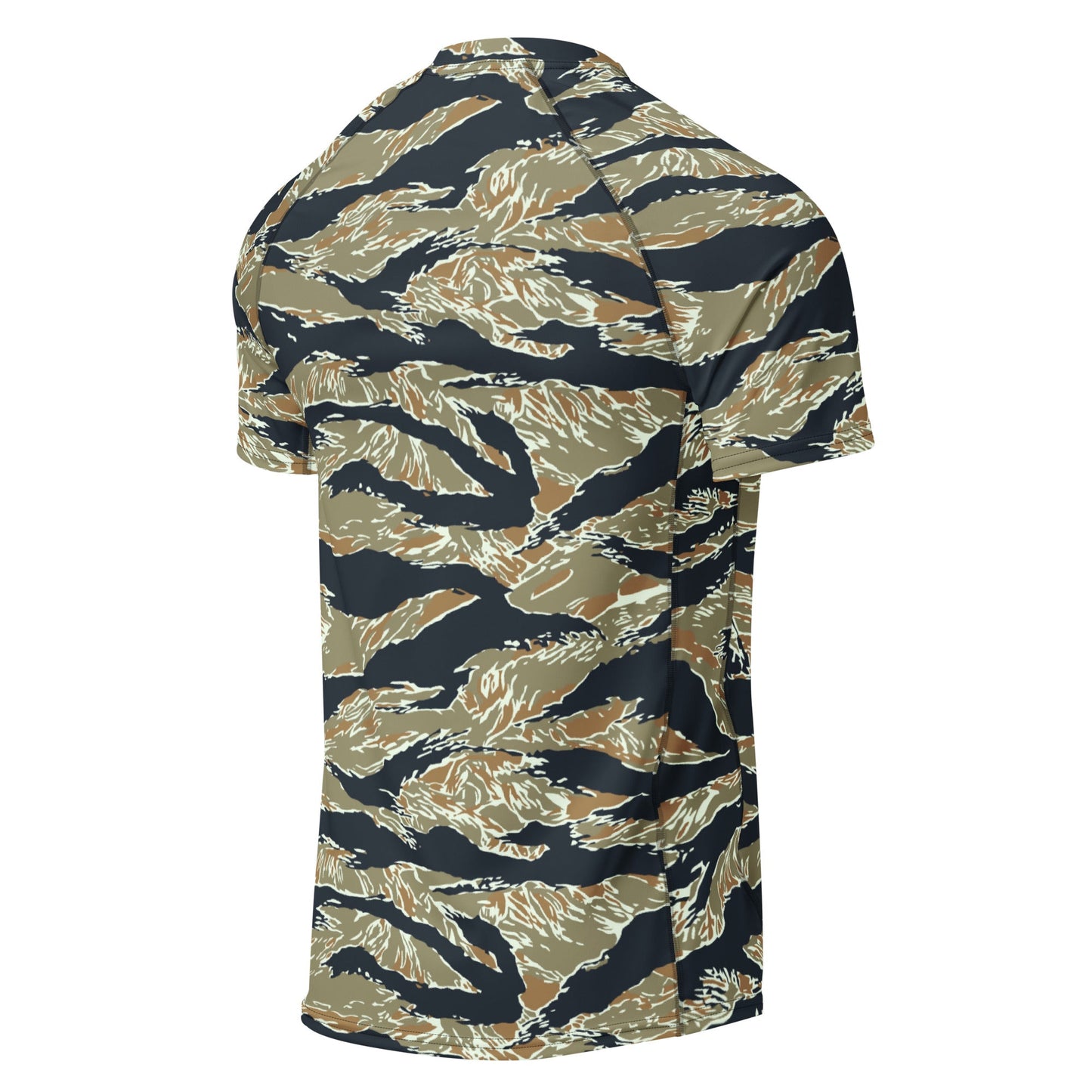 Philippine Tiger Stripe Special Forces Distinctive Uniform (SDFU) CAMO Mens Short-Sleeve Rash Guard