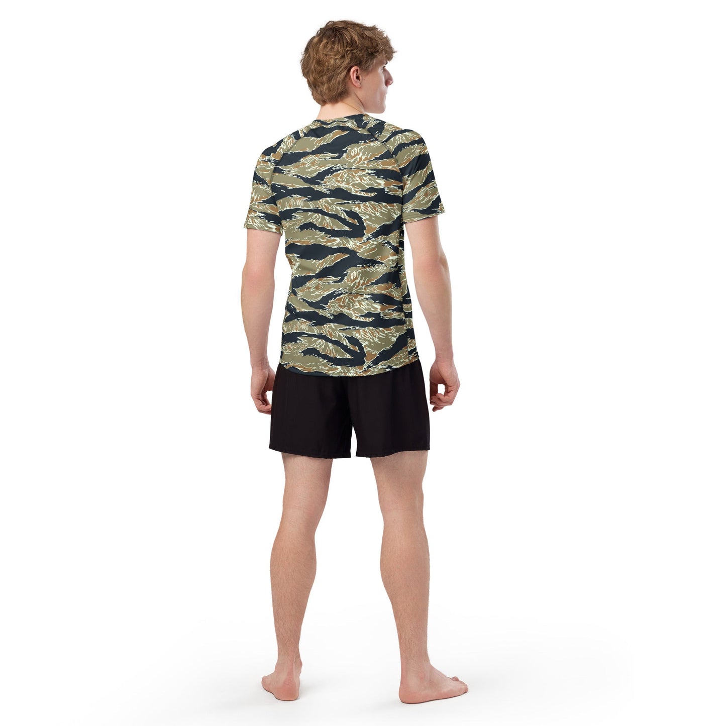 Philippine Tiger Stripe Special Forces Distinctive Uniform (SDFU) CAMO Mens Short-Sleeve Rash Guard