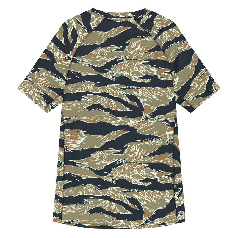 Tiger Stripe Philippine Special Forces CAMO Mens Short-Sleeve Rash Guard - SS