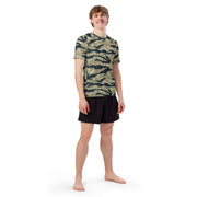 Tiger Stripe Philippine Special Forces CAMO Mens Short-Sleeve Rash Guard - SS