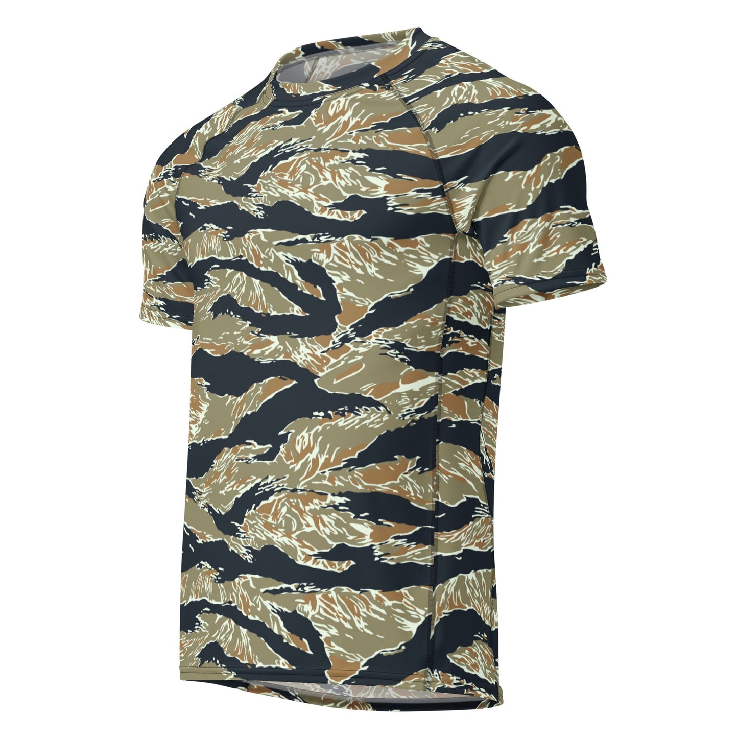Philippine Tiger Stripe Special Forces Distinctive Uniform (SDFU) CAMO Mens Short-Sleeve Rash Guard
