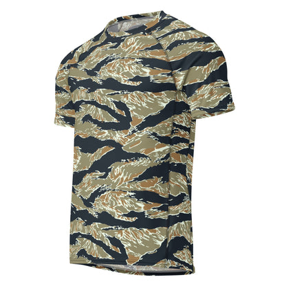 Philippine Tiger Stripe Special Forces Distinctive Uniform (SDFU) CAMO Mens Short-Sleeve Rash Guard