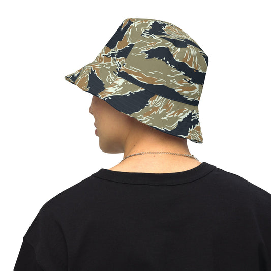 Philippine Tiger Stripe Special Forces Distinctive Uniform (SDFU) CAMO Reversible bucket hat - S/M - Bucket Hats