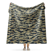 Tiger Stripe Philippine Special Forces CAMO Sherpa Blanket - 60″×80″