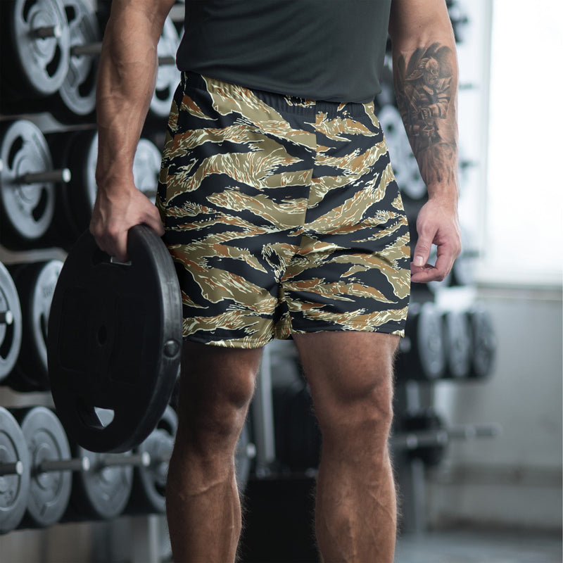 Tiger Stripe Philippine Special Forces CAMO Unisex Athletic Long Shorts - 4XL