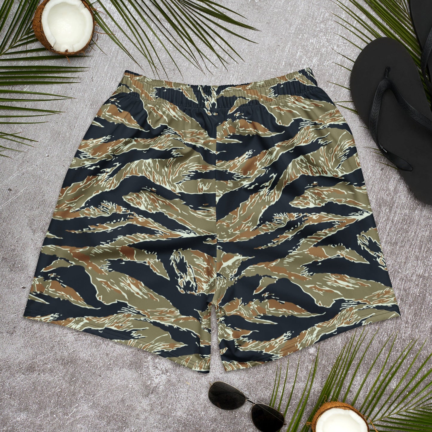 Philippine Tiger Stripe Special Forces Distinctive Uniform (SDFU) CAMO Unisex Athletic Long Shorts