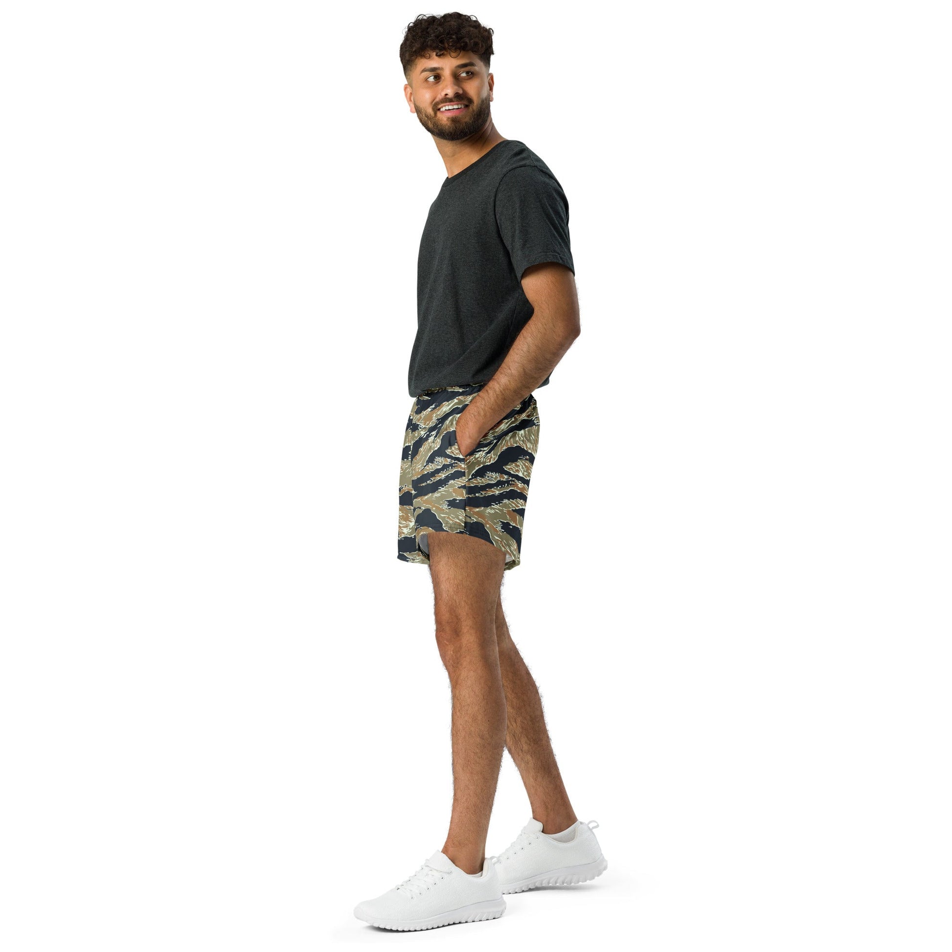 Philippine Tiger Stripe Special Forces Distinctive Uniform (SDFU) CAMO Unisex Athletic Shorts