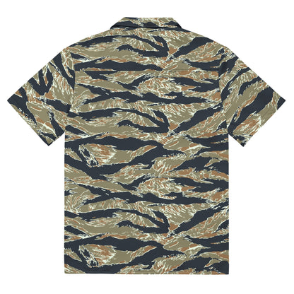 Philippine Tiger Stripe Special Forces Distinctive Uniform (SDFU) CAMO Unisex Short-Sleeve Button Shirt