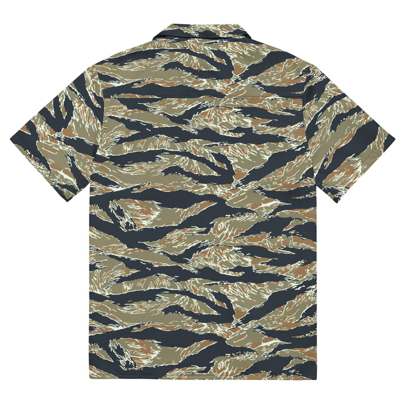 Tiger Stripe Philippine Special Forces CAMO Unisex Short-Sleeve Button Shirt