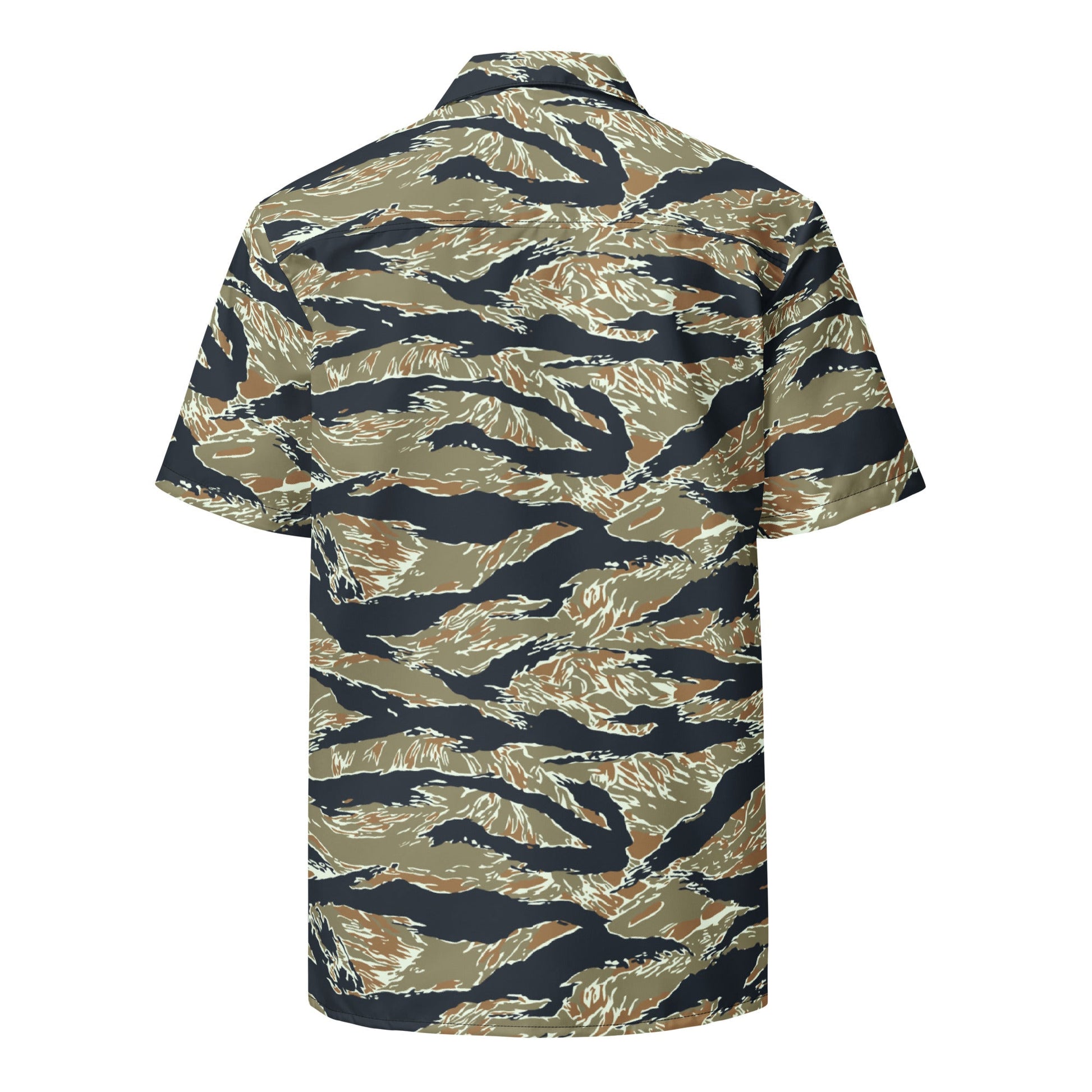 Philippine Tiger Stripe Special Forces Distinctive Uniform (SDFU) CAMO Unisex Short-Sleeve Button Shirt