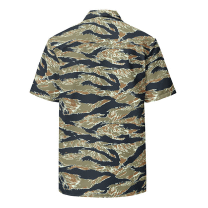 Philippine Tiger Stripe Special Forces Distinctive Uniform (SDFU) CAMO Unisex Short-Sleeve Button Shirt