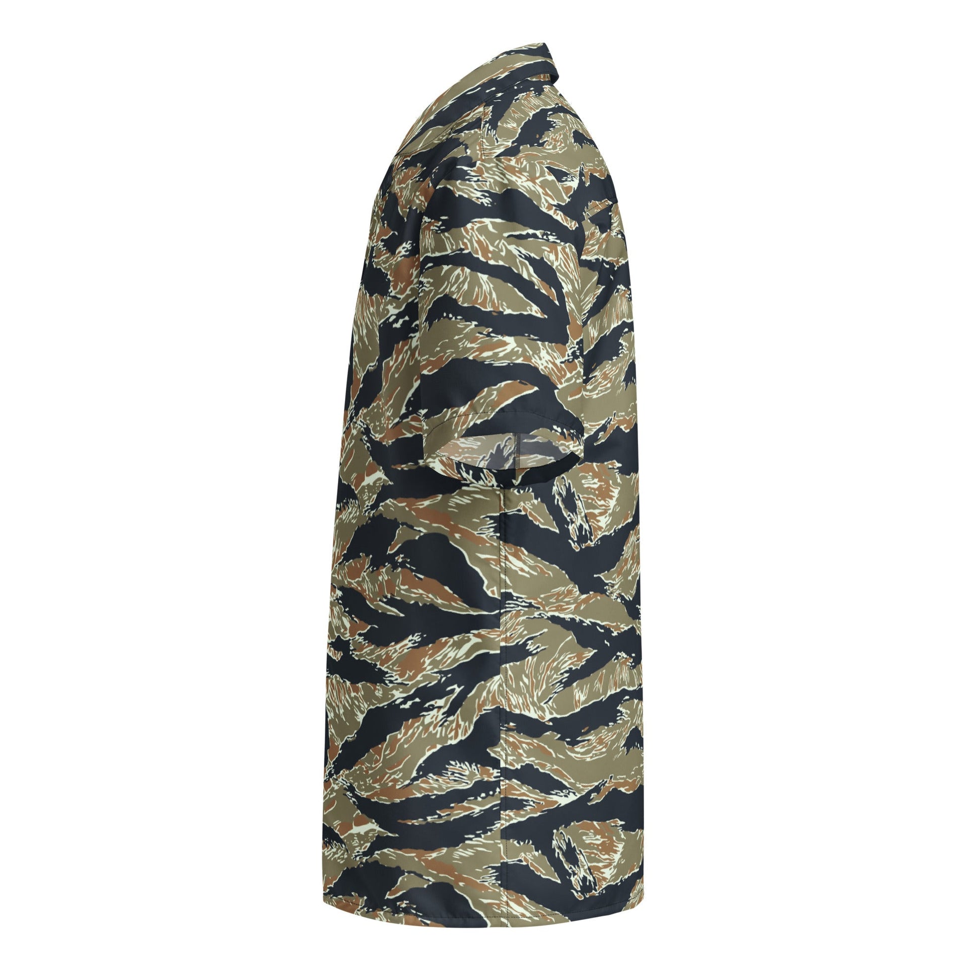 Philippine Tiger Stripe Special Forces Distinctive Uniform (SDFU) CAMO Unisex Short-Sleeve Button Shirt