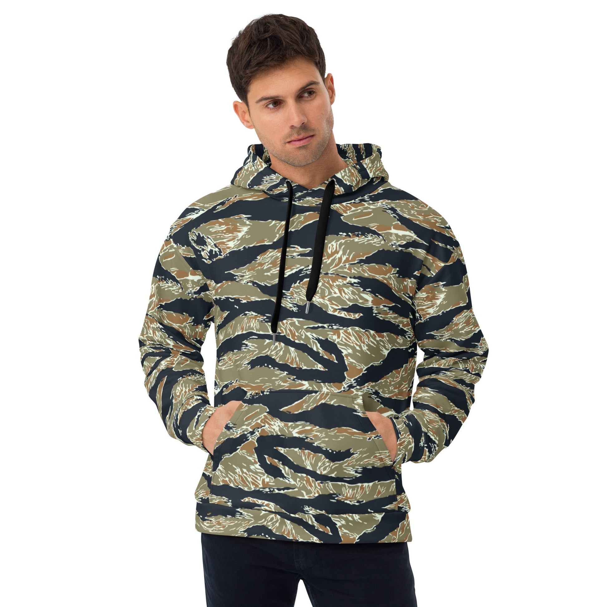 Philippine Tiger Stripe Special Forces Distinctive Uniform (SDFU) CAMO Unisex Hoodie - 2XS - Hoodies