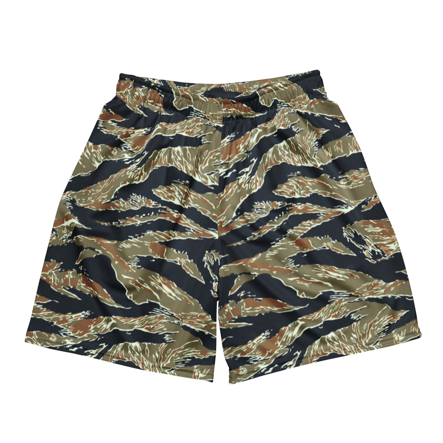 Philippine Tiger Stripe Special Forces Distinctive Uniform (SDFU) CAMO Unisex Mesh Shorts - 2XS