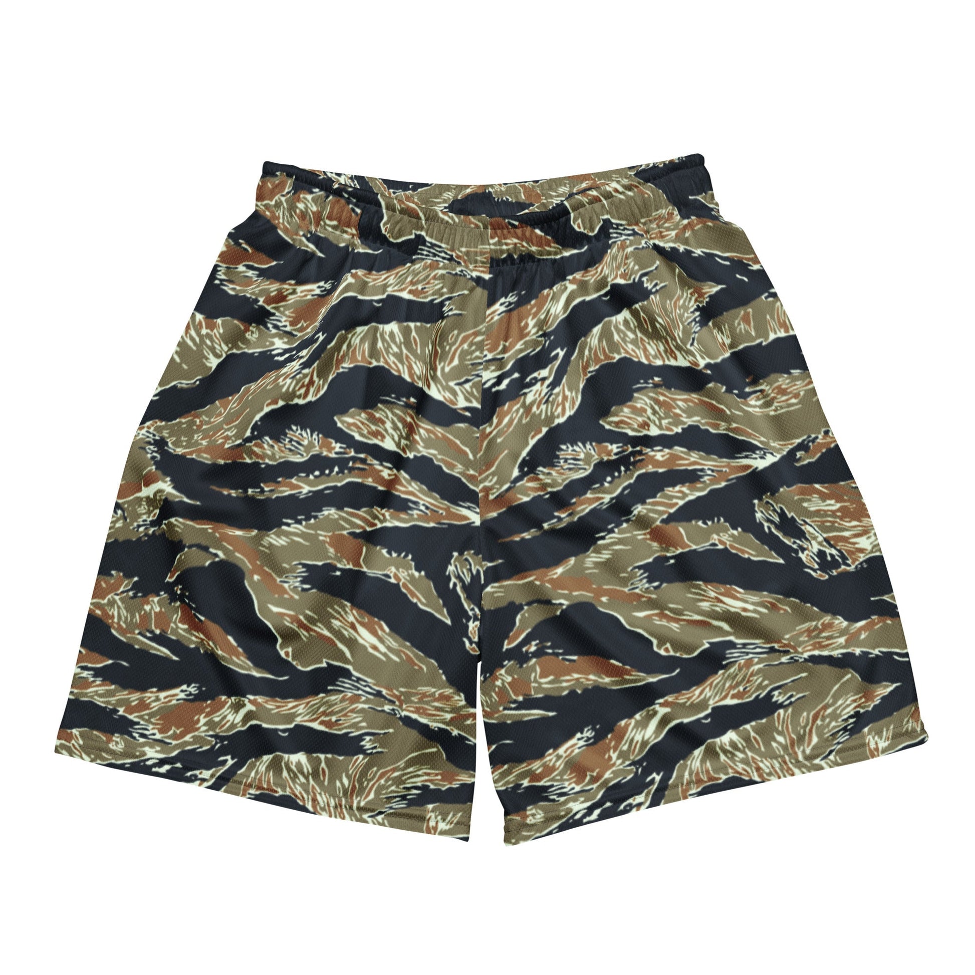 Philippine Tiger Stripe Special Forces Distinctive Uniform (SDFU) CAMO Unisex Mesh Shorts - 2XS