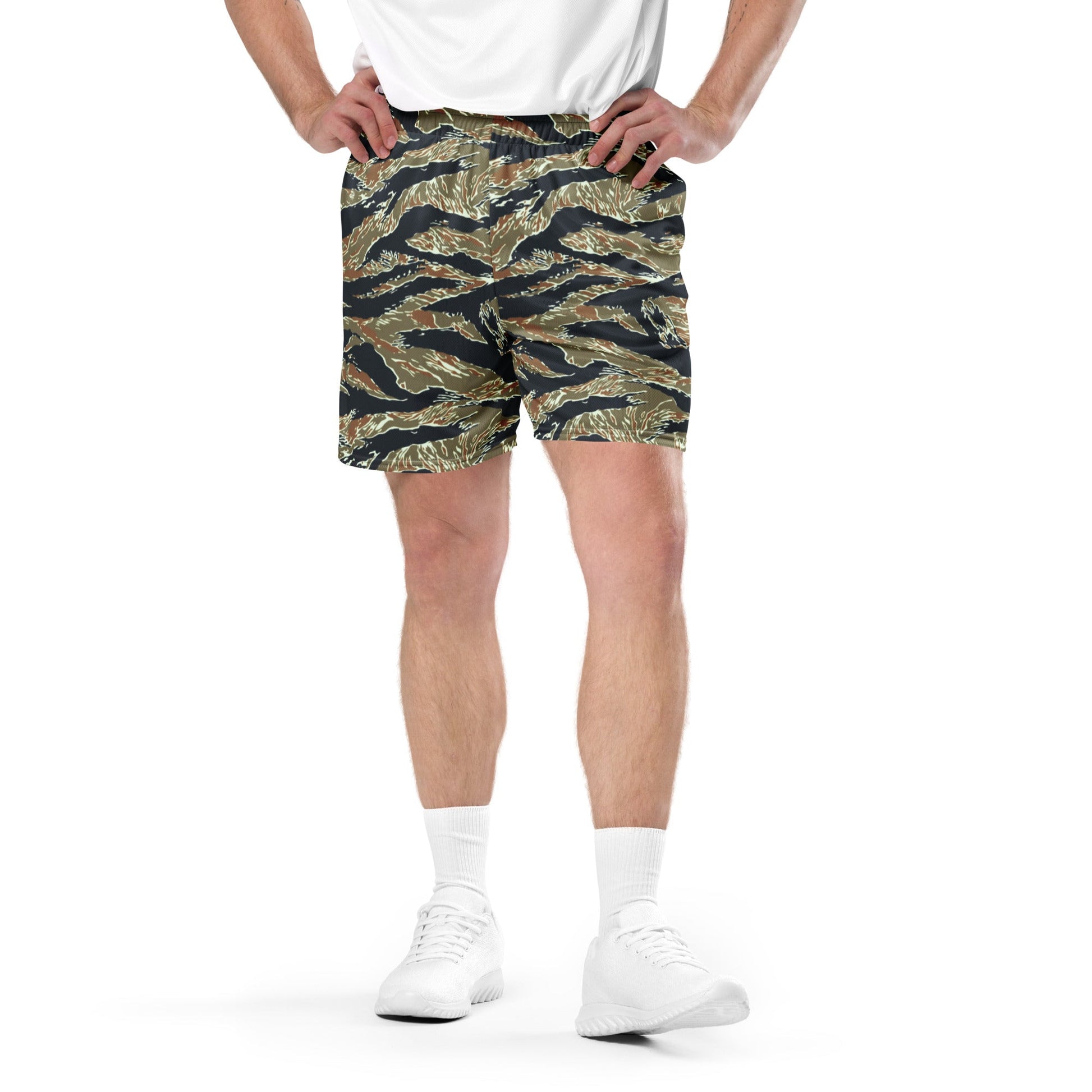 Philippine Tiger Stripe Special Forces Distinctive Uniform (SDFU) CAMO Unisex Mesh Shorts