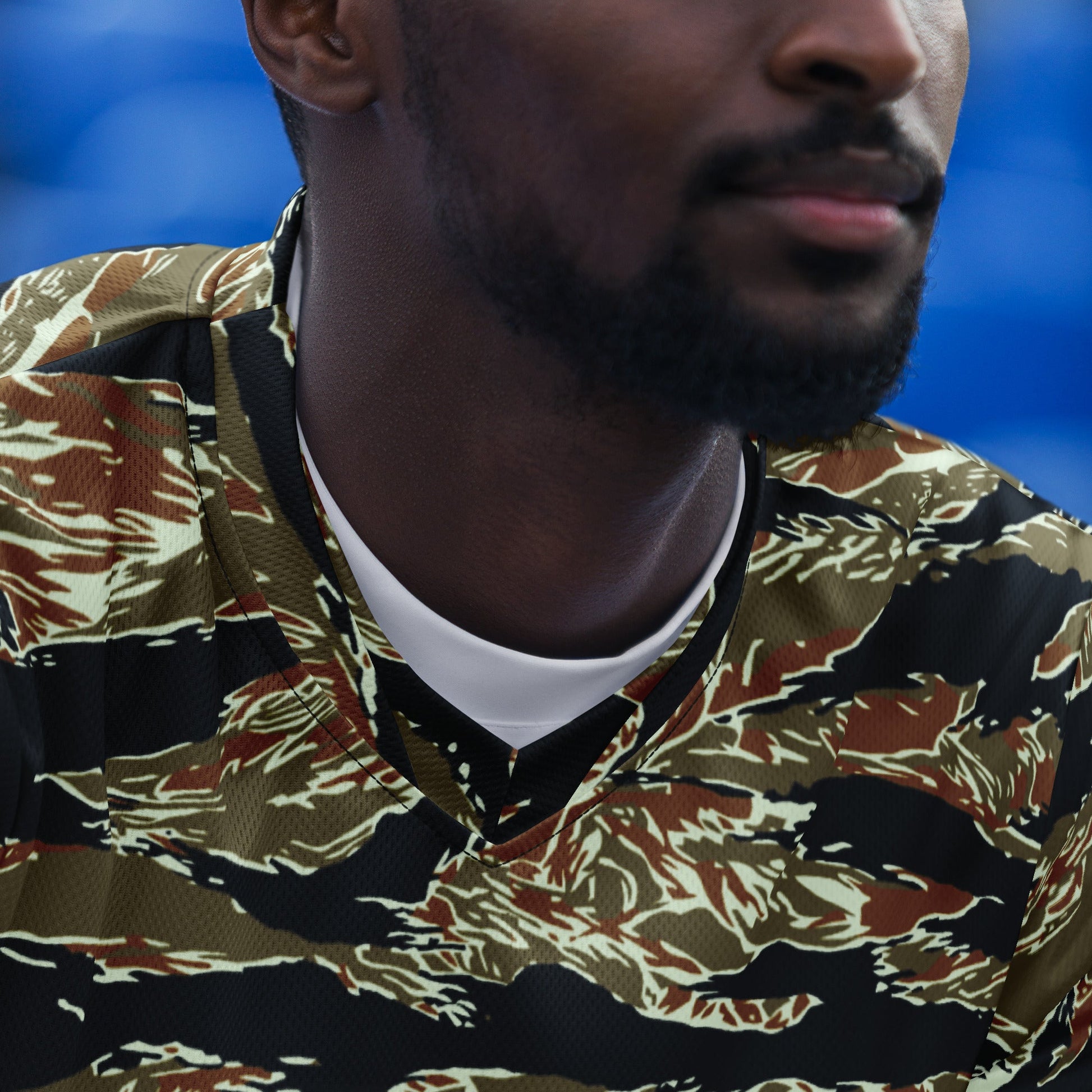 Philippine Tiger Stripe Special Forces Distinctive Uniform (SDFU) CAMO unisex sports jersey - Sports Jerseys