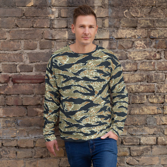 Philippine Tiger Stripe Special Forces Distinctive Uniform (SDFU) CAMO Unisex Sweatshirt - 2XS - Sweatshirts