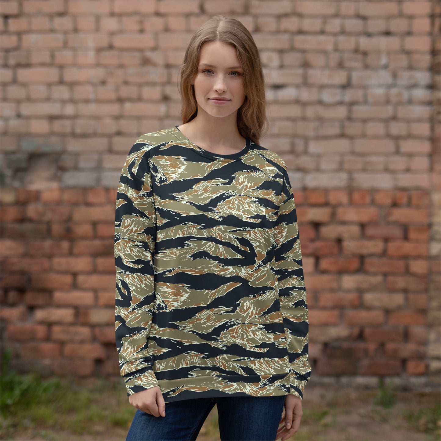 Philippine Tiger Stripe Special Forces Distinctive Uniform (SDFU) CAMO Unisex Sweatshirt - Sweatshirts