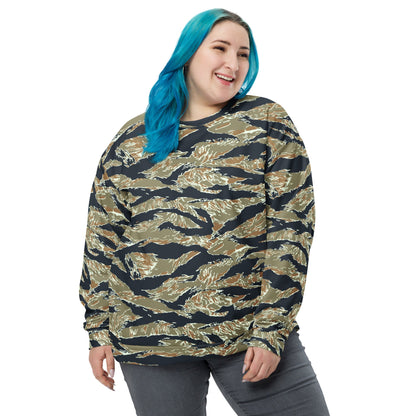 Philippine Tiger Stripe Special Forces Distinctive Uniform (SDFU) CAMO Unisex Sweatshirt - Sweatshirts