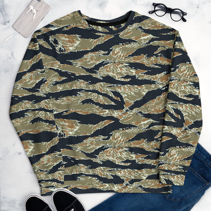 Philippine Tiger Stripe Special Forces Distinctive Uniform (SDFU) CAMO Unisex Sweatshirt - Sweatshirts