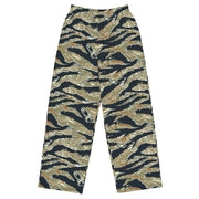 Tiger Stripe Philippine Special Forces CAMO Unisex Wide-Leg Leisure Pants - 2XS