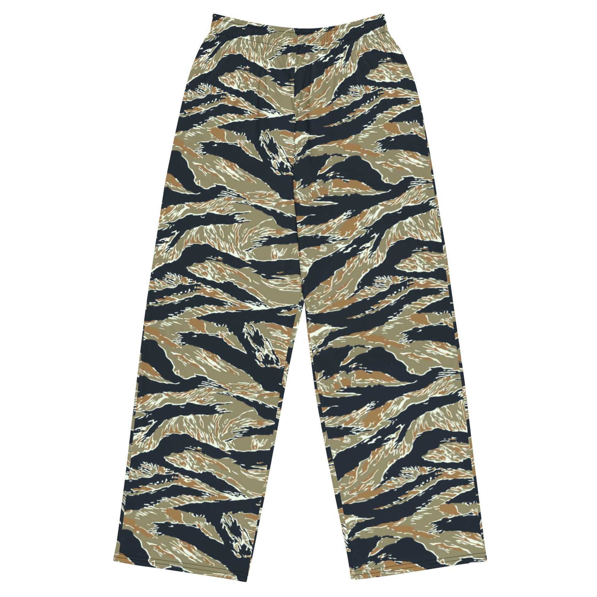 Philippine Tiger Stripe Special Forces Distinctive Uniform (SDFU) CAMO Unisex Wide-Leg Leisure Pants - 2XS