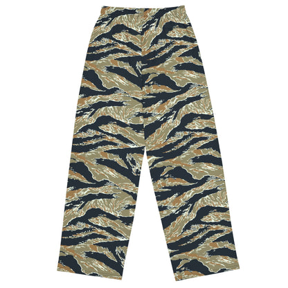 Philippine Tiger Stripe Special Forces Distinctive Uniform (SDFU) CAMO Unisex Wide-Leg Leisure Pants