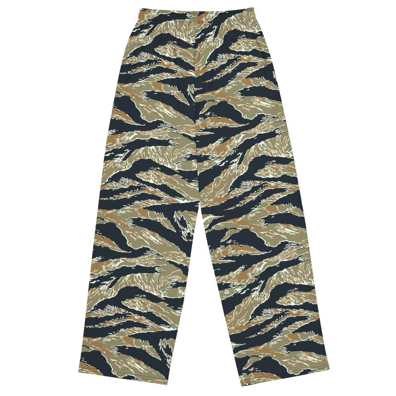 Tiger Stripe Philippine Special Forces CAMO Unisex Wide-Leg Leisure Pants