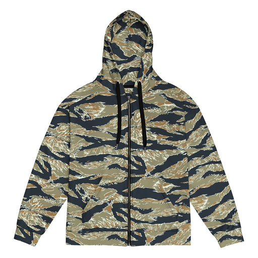 Tiger Stripe Philippine Special Forces CAMO Unisex Zip Hoodie - 2XS