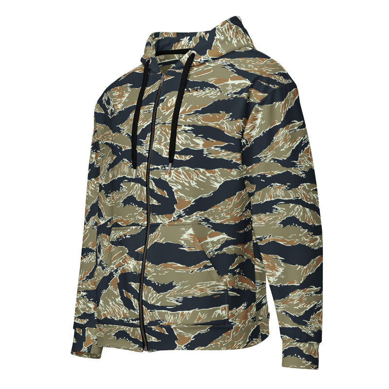 Tiger Stripe Philippine Special Forces CAMO Unisex Zip Hoodie