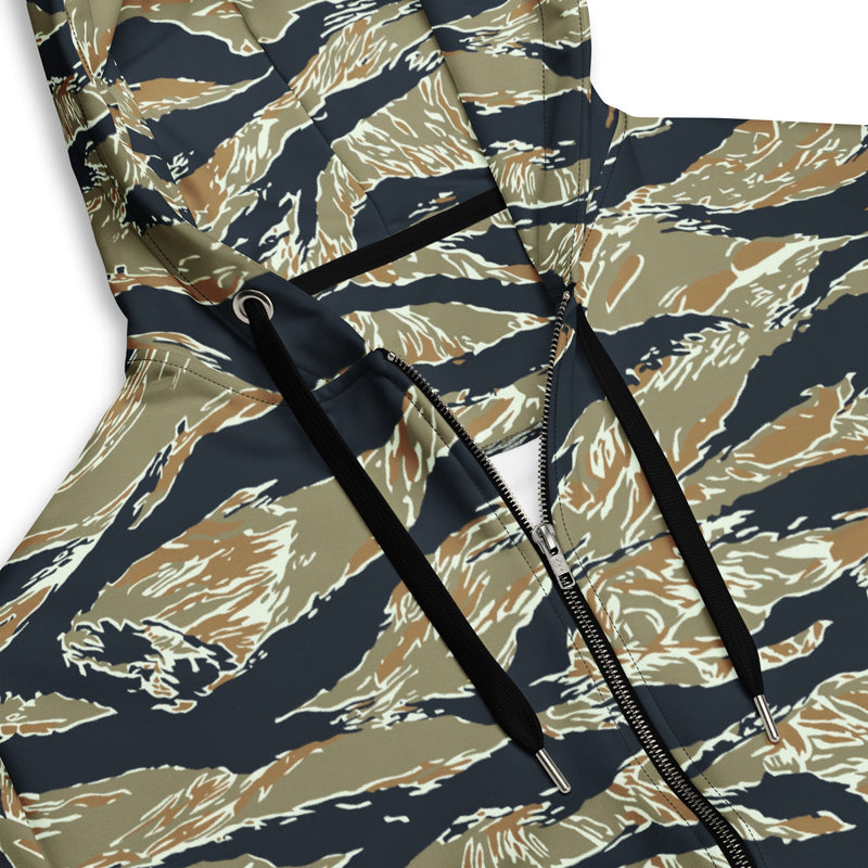 Tiger Stripe Philippine Special Forces CAMO Unisex Zip Hoodie