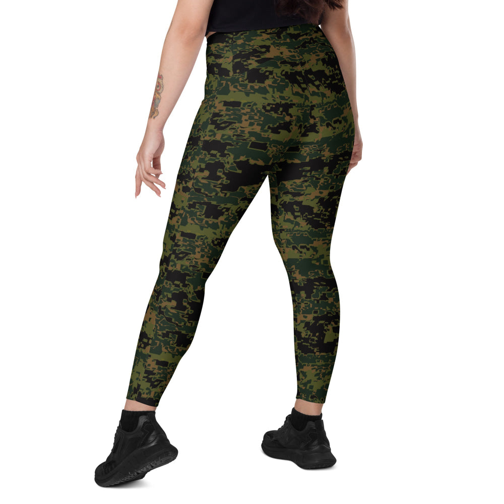 Philippines Army PHILARPAT CAMO Leggings with pockets - Womens With Pockets