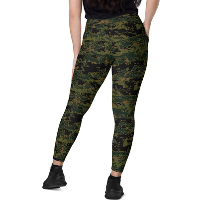 Philippines Army PHILARPAT CAMO Leggings with pockets - Womens With Pockets