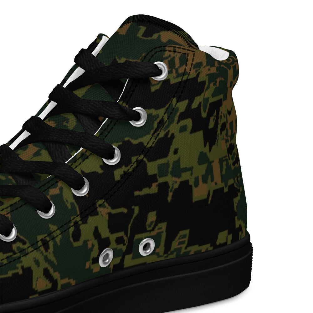 Philippines Army PHILARPAT CAMO Men’s high top canvas shoes - Mens High Top Canvas Shoes