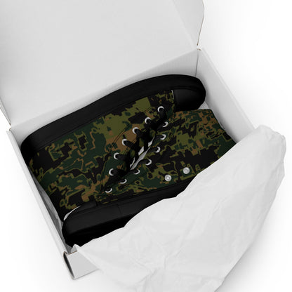 Philippines Army PHILARPAT CAMO Men’s high top canvas shoes - Mens High Top Canvas Shoes