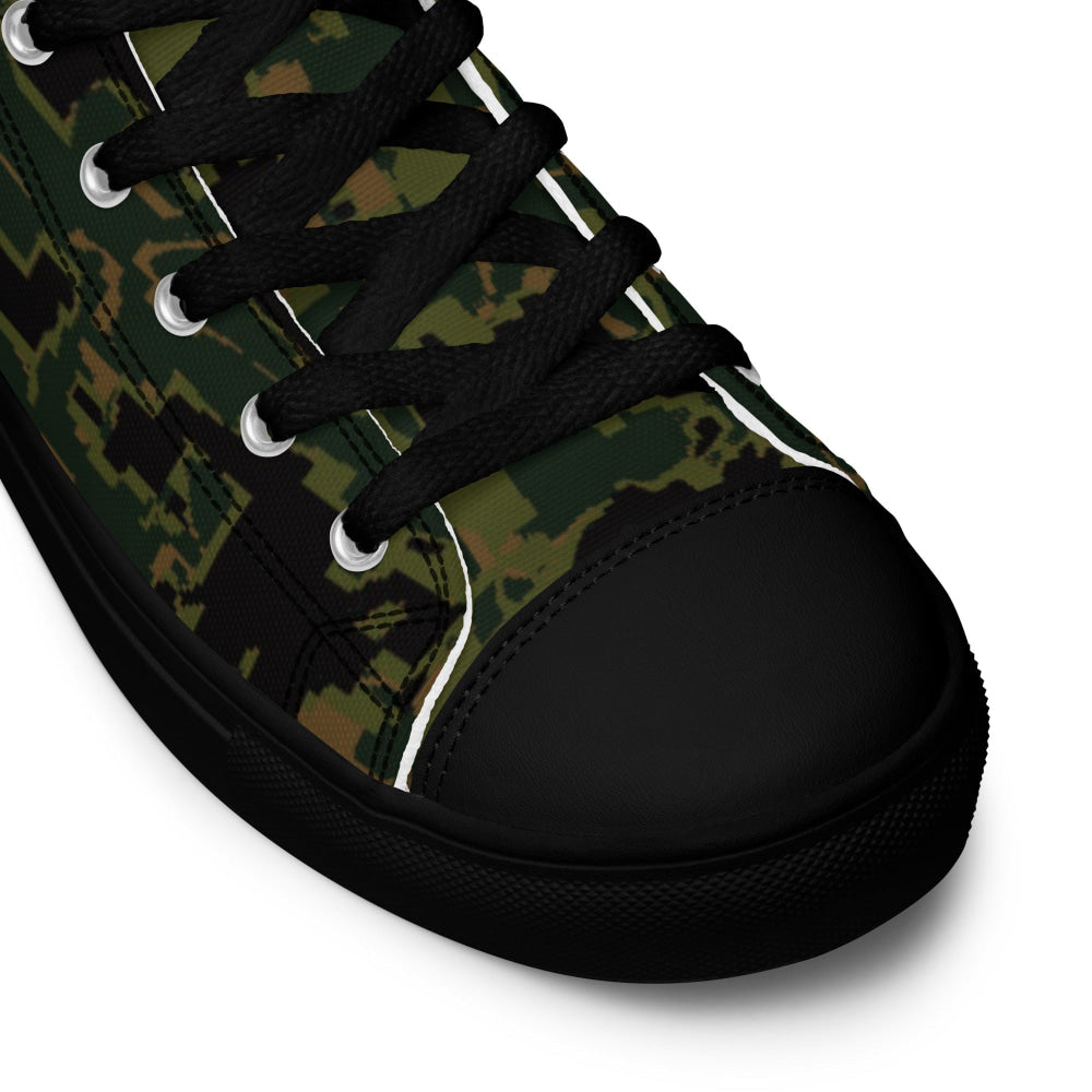 Philippines Army PHILARPAT CAMO Men’s high top canvas shoes - Mens High Top Canvas Shoes