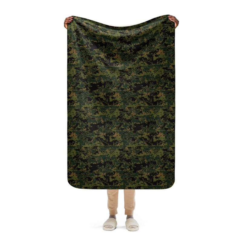 Philippines Army PHILARPAT CAMO Sherpa blanket - 37″×57″ - Sherpa blanket