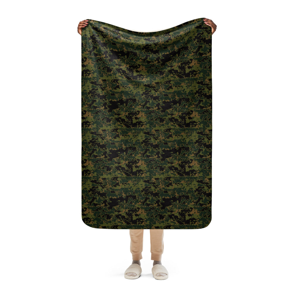 Philippines Army PHILARPAT CAMO Sherpa blanket - 37″×57″ - Blanket