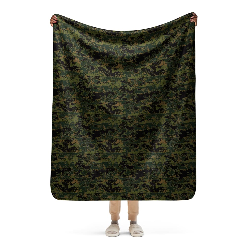 Philippines Army PHILARPAT CAMO Sherpa blanket - 50″×60″ - Sherpa blanket