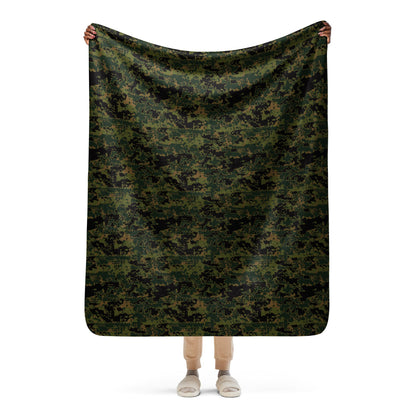 Philippines Army PHILARPAT CAMO Sherpa blanket - 50″×60″ - Blanket