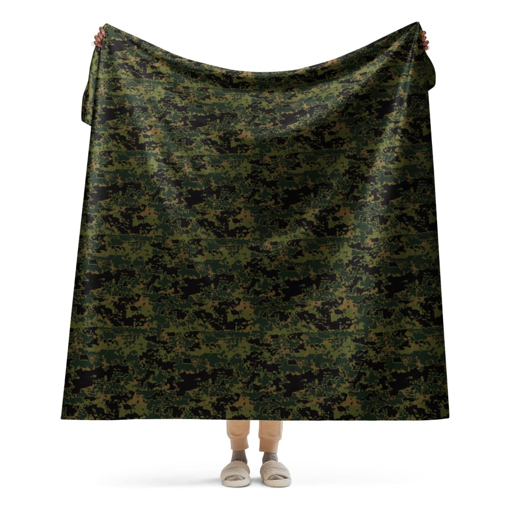 Philippines Army PHILARPAT CAMO Sherpa blanket - 60″×80″ - Sherpa blanket