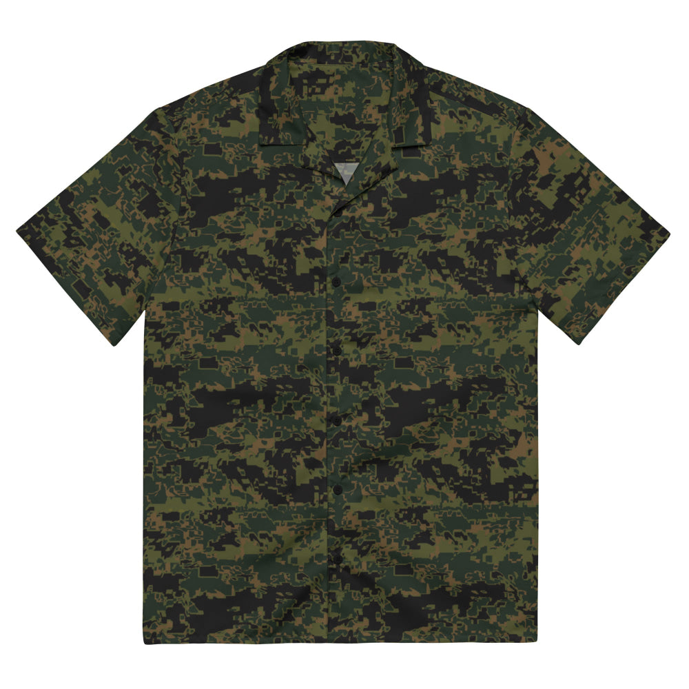 Philippines Army PHILARPAT CAMO Unisex button shirt - 2XS - Button Shirt